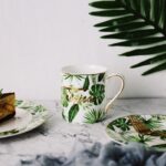 Green Plants Pattern Ceramic Tableware Set - ZenQ Designs