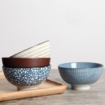 Set of 4 Japanese Traditional Ceramic Dinner Bowls - ZenQ Designs