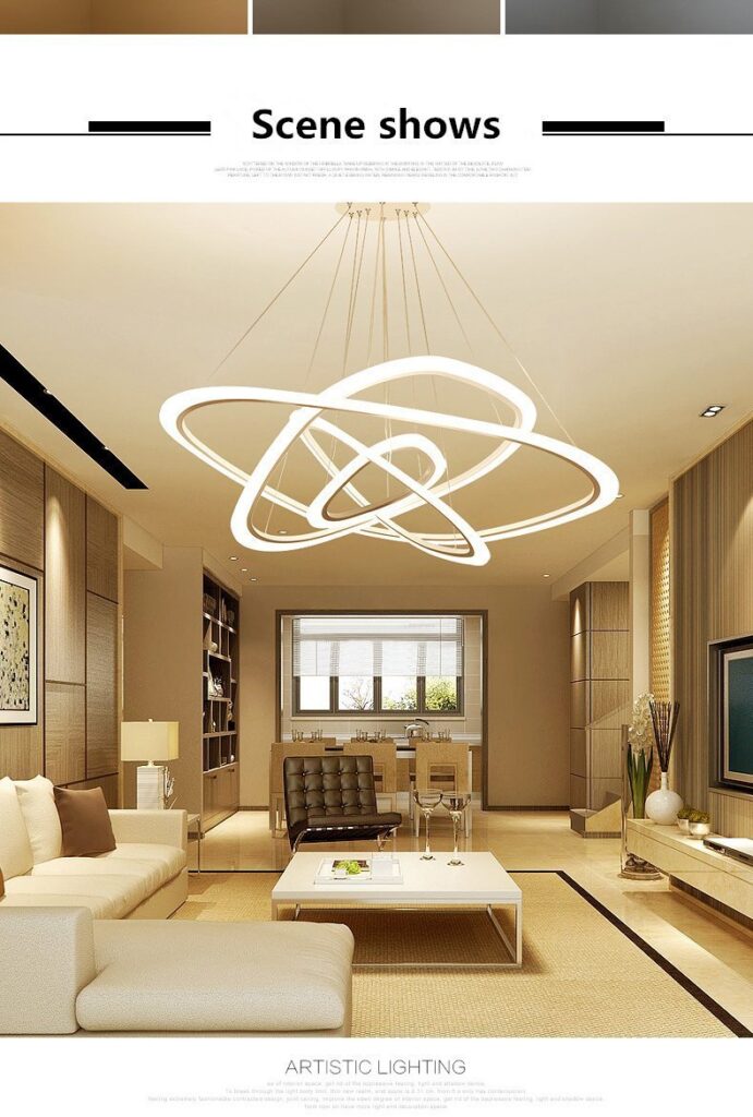 LED Grand Nordic Chandelier - ZenQ Designs