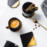 Nordic Geometric Ceramic Coaster - ZenQ Designs