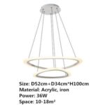 LED Grand Nordic Chandelier - ZenQ Designs