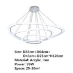 LED Grand Nordic Chandelier - ZenQ Designs