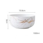 Gold Marble Ceramic Tableware Set - ZenQ Designs