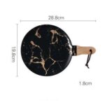 Gold Marble Ceramic Tableware Set - ZenQ Designs