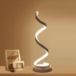 Modern 20W Spiral LED Table Lamp - ZenQ Designs