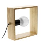 Wooden Desk Square Lamp - ZenQ Designs