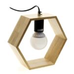 Wooden Desk Square Lamp - ZenQ Designs