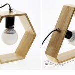 Wooden Desk Square Lamp - ZenQ Designs