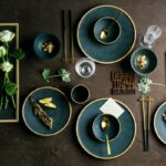 Ceramic Gold Inlay Plates - ZenQ Designs