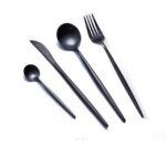 Stainless Steel Black Cutlery Tableware Set - ZenQ Designs