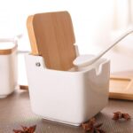 Bamboo & Ceramic Seasoning Jar - ZenQ Designs