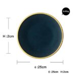 Ceramic Gold Inlay Plates - ZenQ Designs