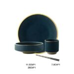 Ceramic Gold Inlay Plates - ZenQ Designs