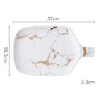 Gold Marble Ceramic Tableware Set - ZenQ Designs
