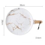 Gold Marble Ceramic Tableware Set - ZenQ Designs