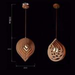 Nordic Solid Wood Pendant Light - ZenQ Designs