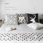 Black Gold Deer Pillow Case - ZenQ Designs