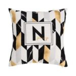 Black Gold Deer Pillow Case - ZenQ Designs