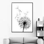 Minimalist Feather & Dandelion | Canvas - ZenQ Designs