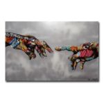 Urban Art 'Creation of Adam' - ZenQ Designs