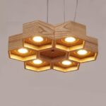 Wooden Honeycomb Pendant Light - ZenQ Designs