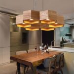 Wooden Honeycomb Pendant Light - ZenQ Designs