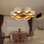Wooden Honeycomb Pendant Light - ZenQ Designs