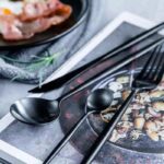 Stainless Steel Black Cutlery Tableware Set - ZenQ Designs