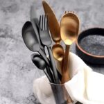 Black/Gold Cutlery Set - ZenQ Designs