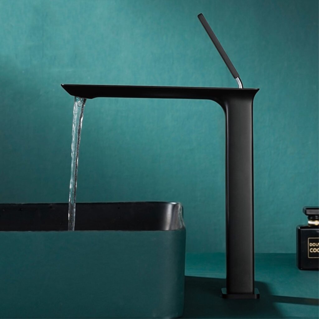 Square Copper Bathroom Faucet