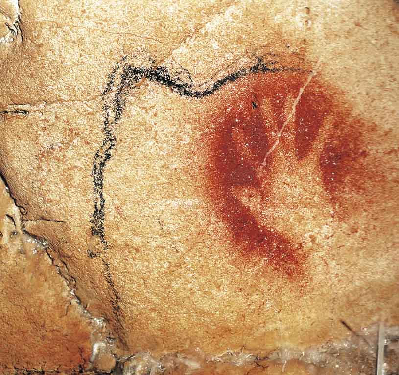 A handprint on the cave wall I ZenQ