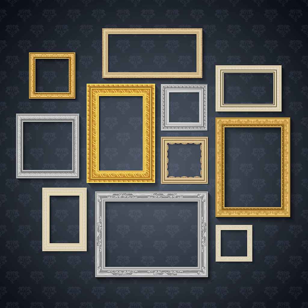 Frames on the Wall at Home - ZenQ Designs