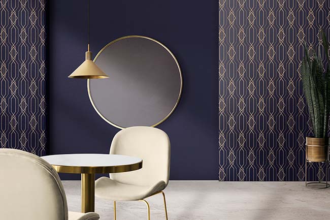 Modern style living room with table lamp - ZenQ Designs